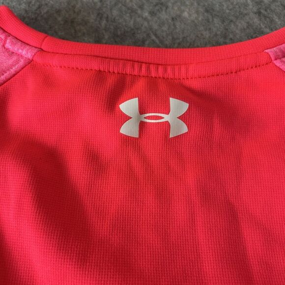 Under Armour Girls Long Sleeve Pink Fleece Lined Pullover Sweatshirt Size‎ L - Picture 10 of 10